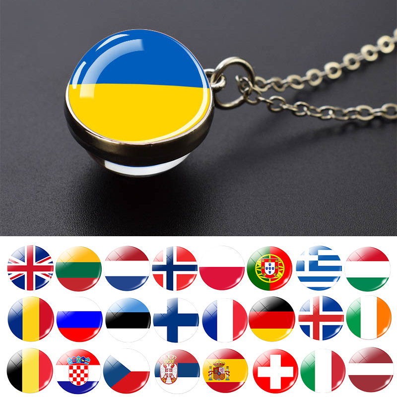 Table Tennis France - Collar con colgante de bola de