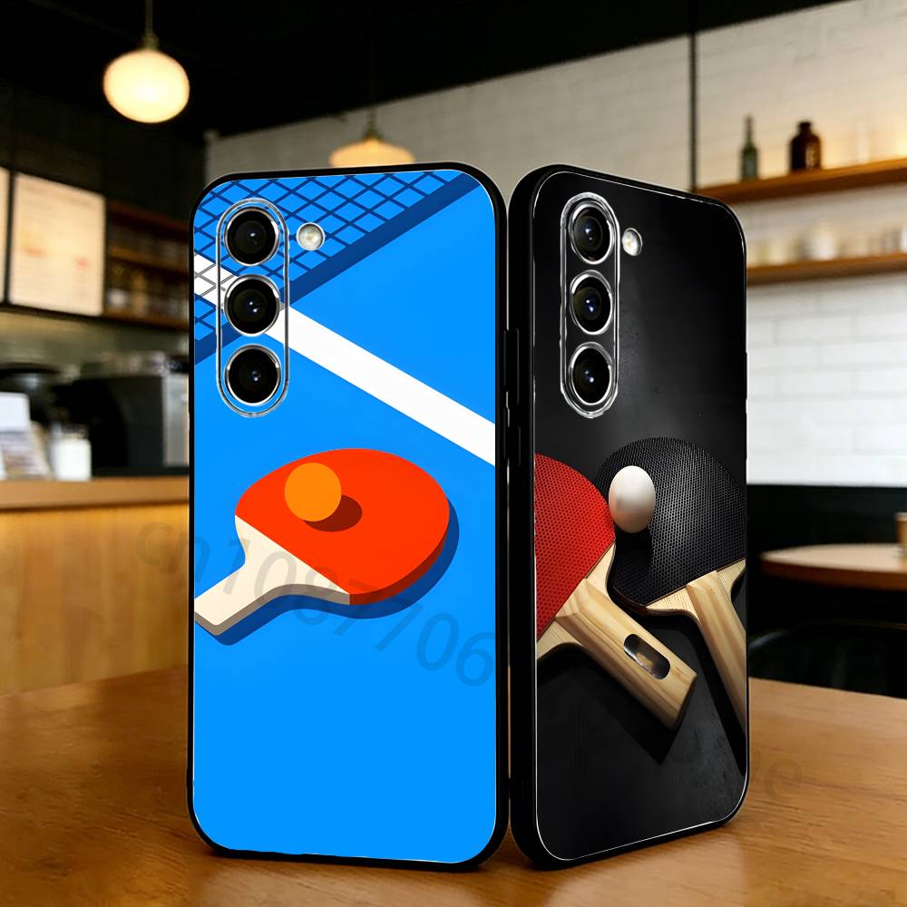 Table Tennis Animation - Funda de teléfono con raqueta de