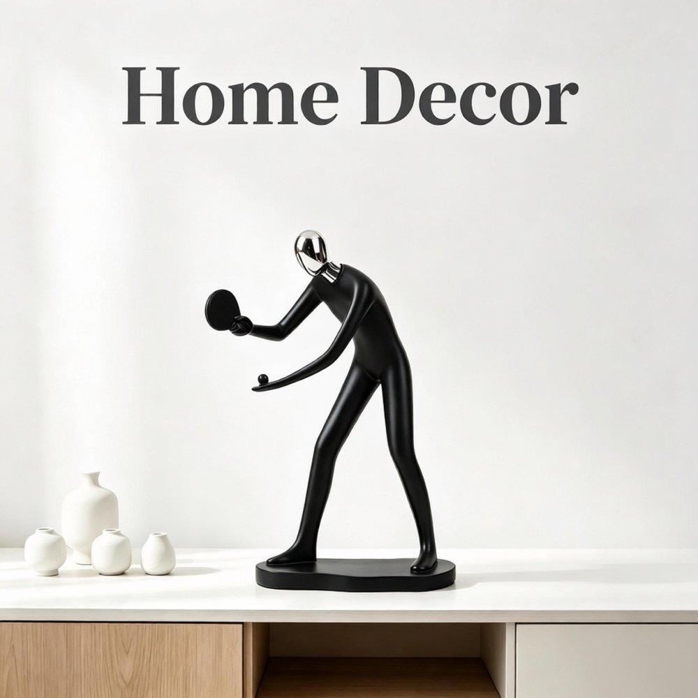 Table Tennis Live - Decoración para el Hogar, Figuras Minimalistas