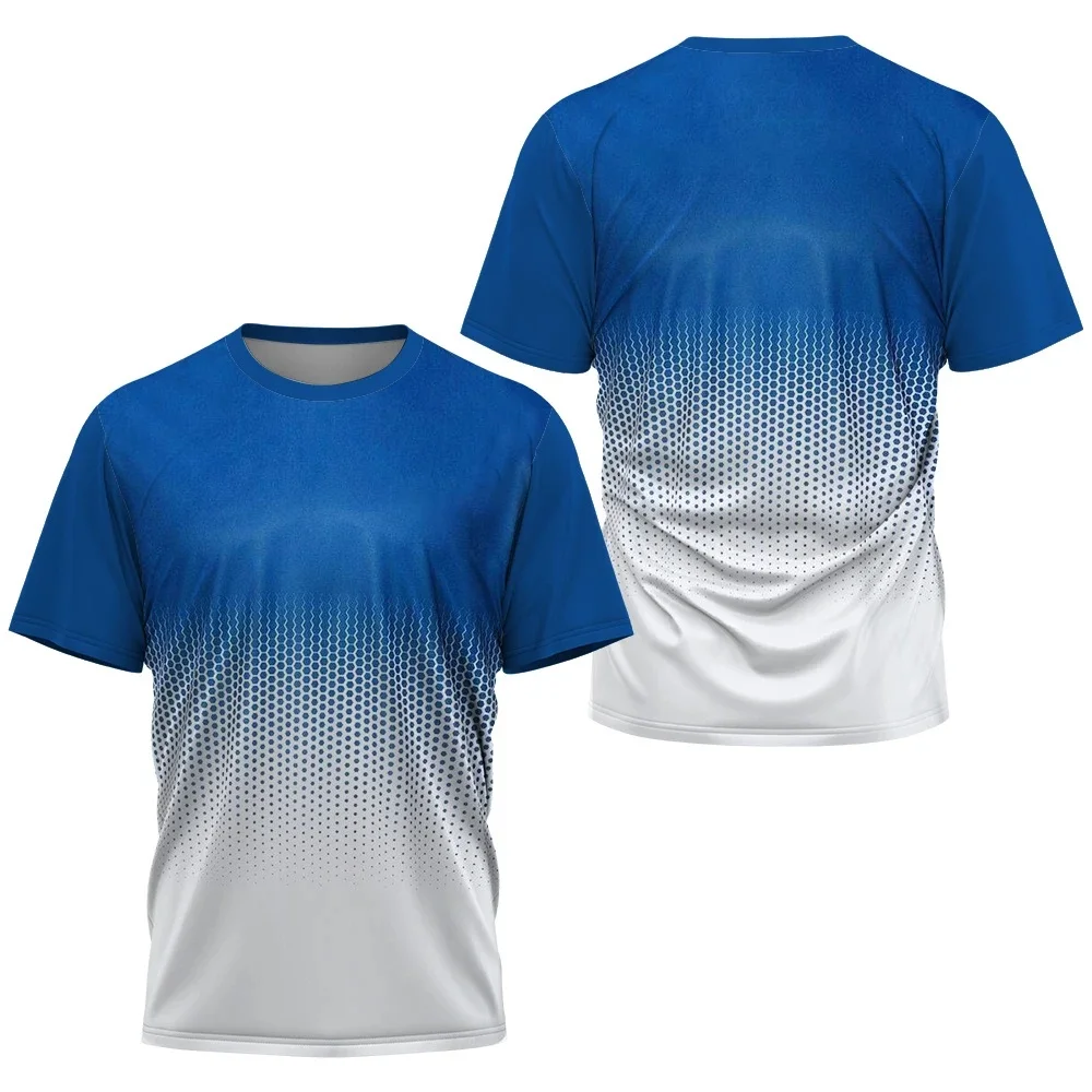 Table Tennis Training China - Camiseta Moderna con Estampado de Rayas