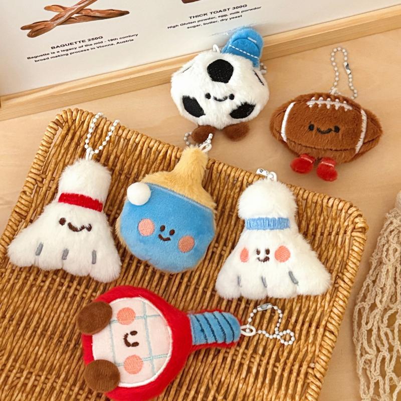Table Tennis Animation - Nuevo Colgante de Peluche Kawaii con