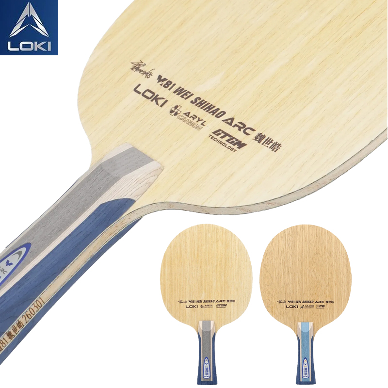 Table Tennis Racket - LOKI W81 Series Wei Shihao, Pala