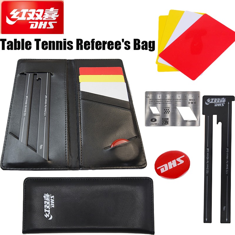 Table Tennis Yellow Card - Bolsa de árbitro de competición de
