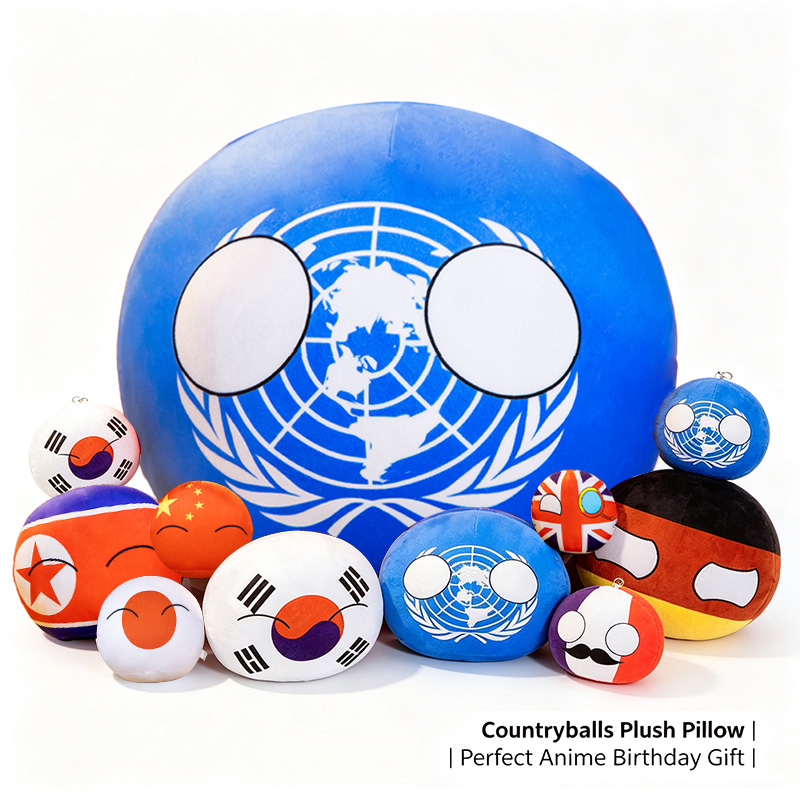 Table Tennis France - Peluche Polandball, Almohada de Personajes de