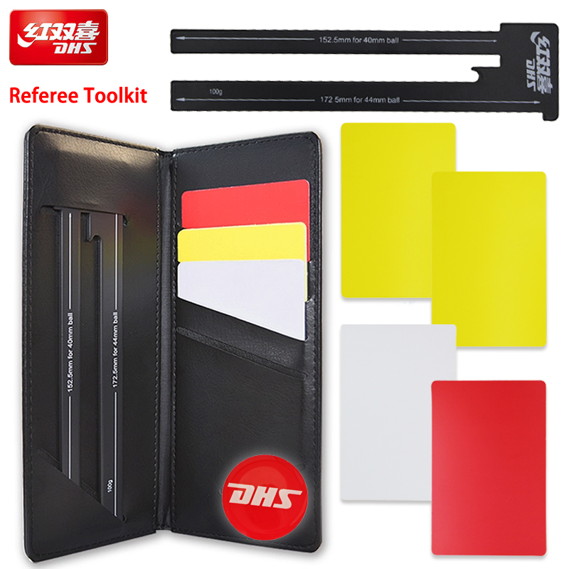 Table Tennis Yellow Card - Kit de árbitro DHS para juego