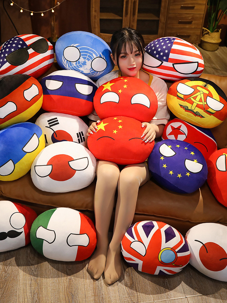 Table Tennis France - Juguetes de Peluche Country Ball, Almohada