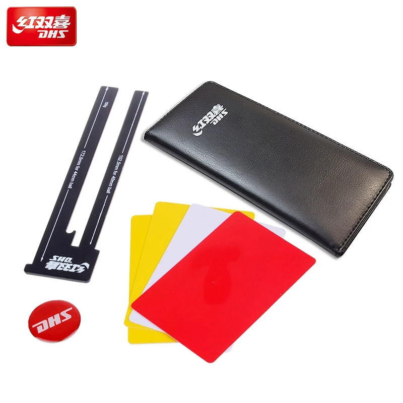 Table Tennis Yellow Card - Juego de herramientas oficiales originales de