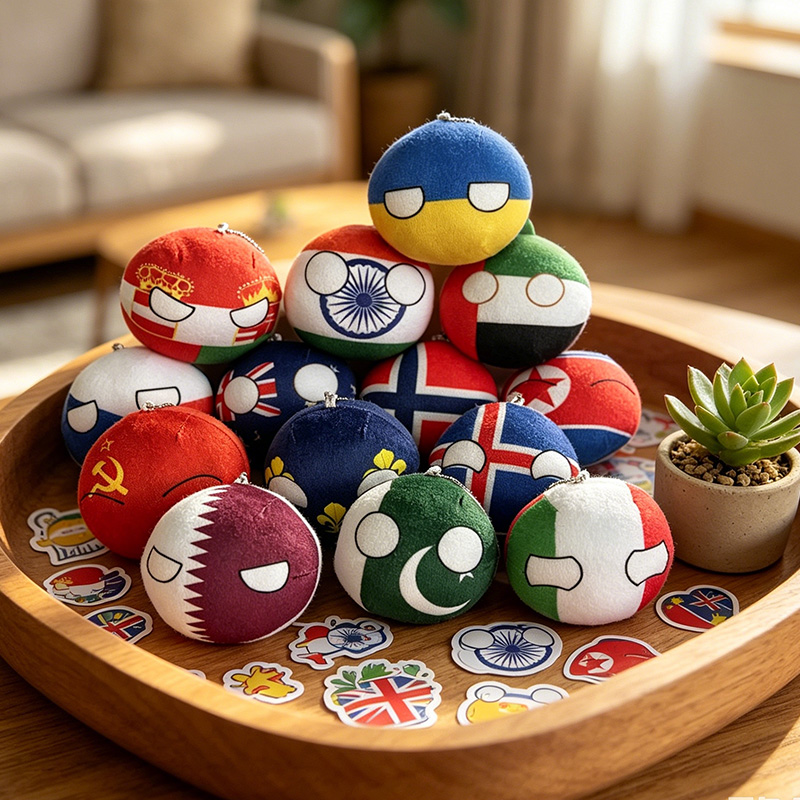 Peluches Kawaii Polandball de  - Table Tennis France reseña y precio