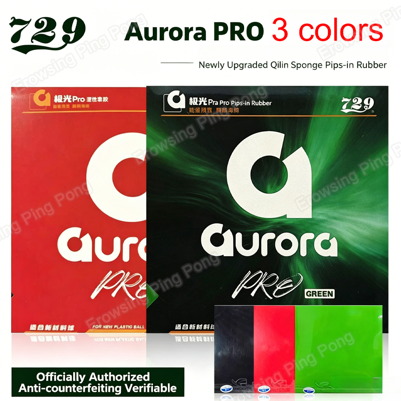 729 AURORA PRO Lámina de Goma  - Table Tennis Backhand reseña y precio