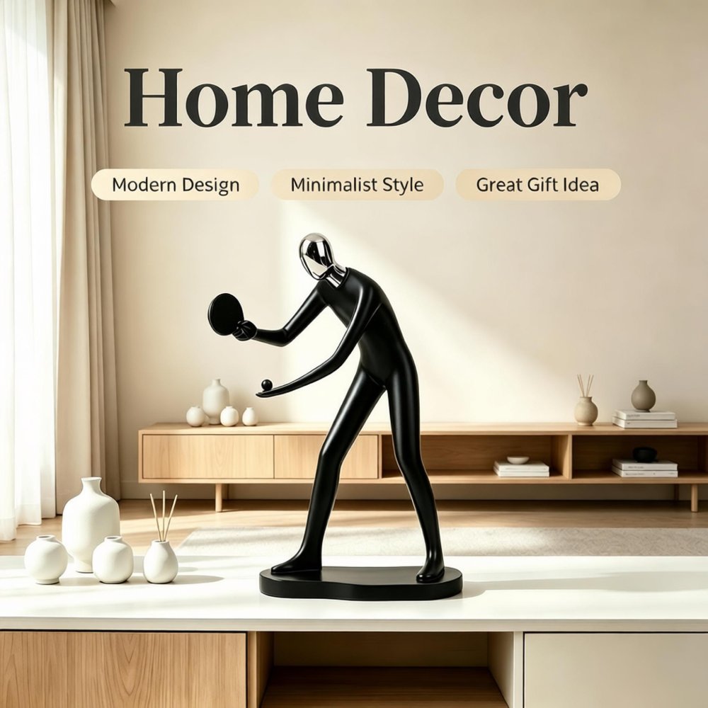 Decoración para el Hogar, Figu - Table Tennis Live reseña y precio