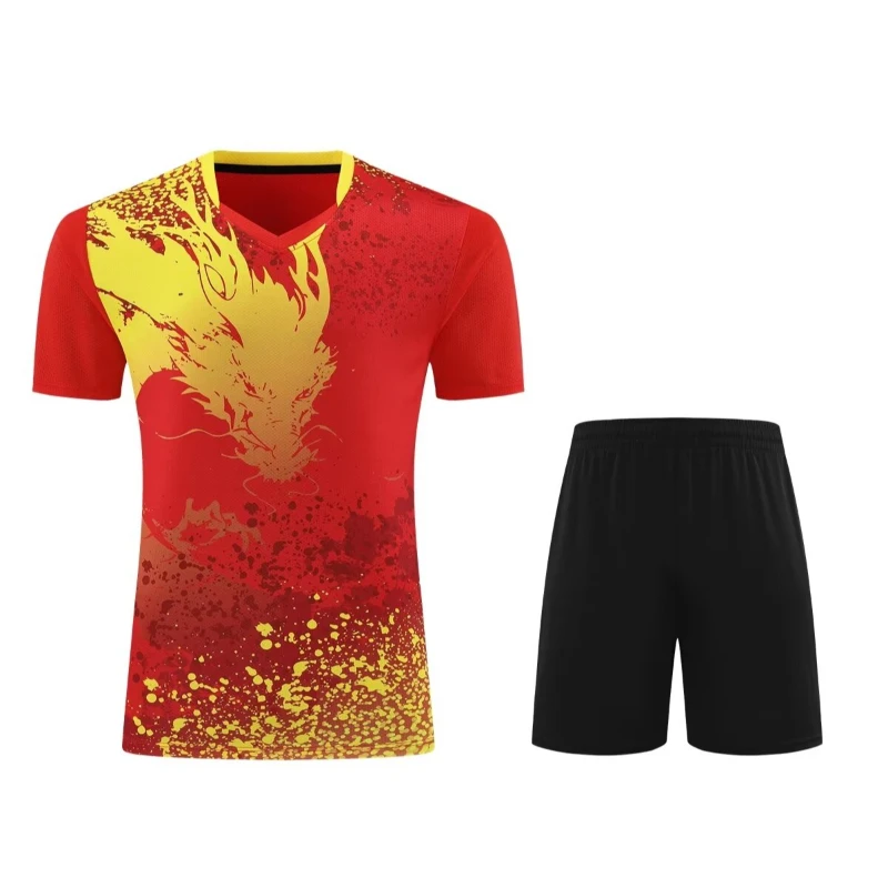 Ropa de bádminton con estampad - Table Tennis Training China reseña y precio