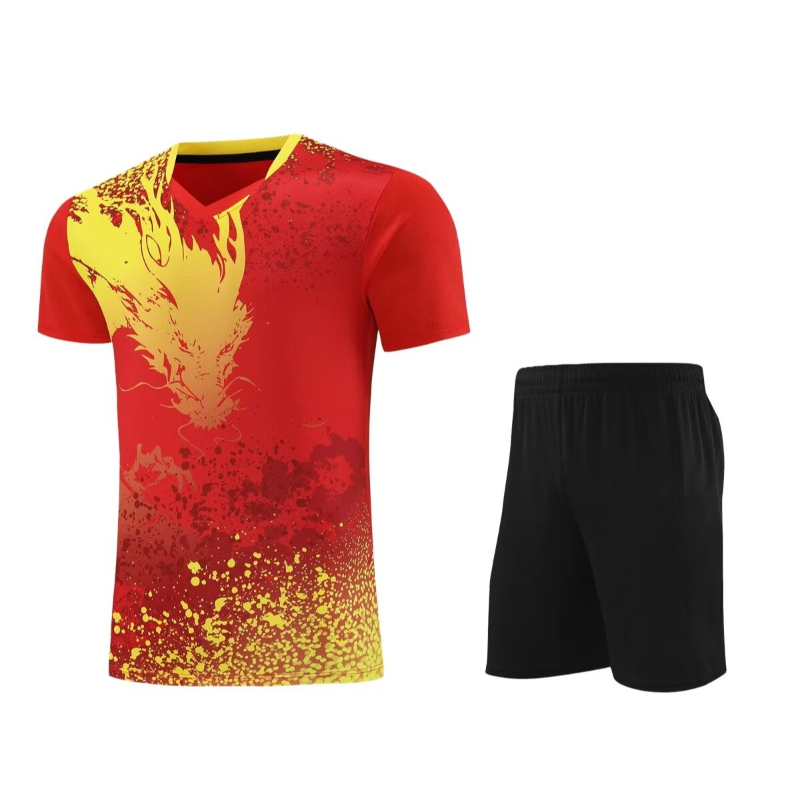 Ropa de bádminton con estampad - Table Tennis Training China reseña y precio