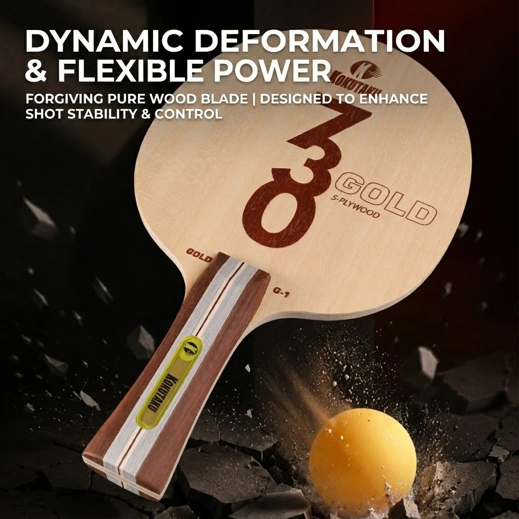 Pala de tenis de mesa Kokutaku - Table Tennis Racket reseña y precio