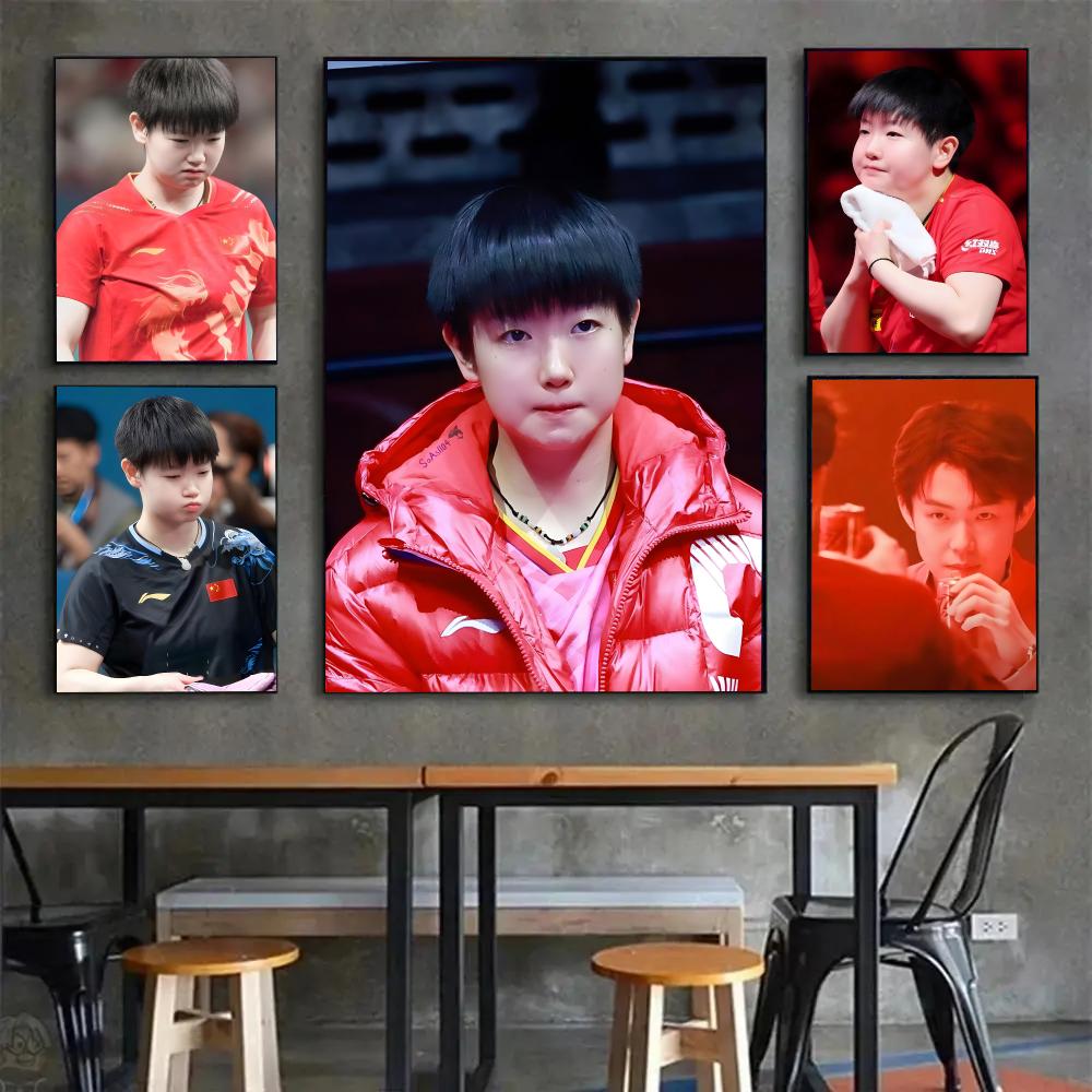 Póster de atleta de tenis de m - Table Tennis Live reseña y precio