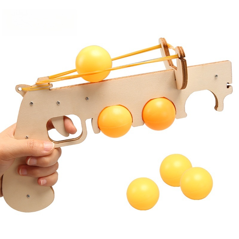 DIY rompecabezas 3D de madera  - Table Tennis Gun reseña y precio