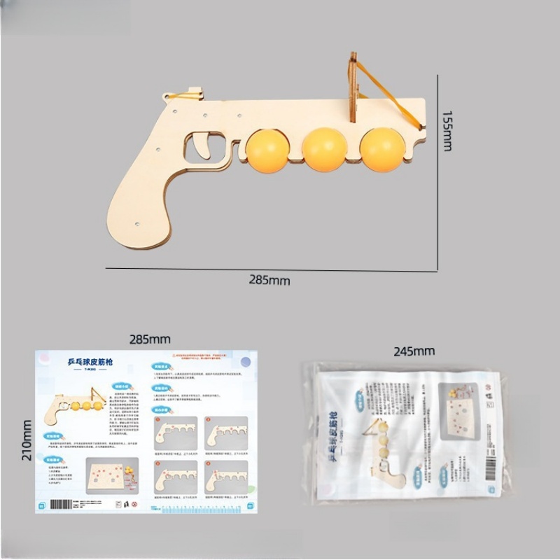 DIY rompecabezas 3D de madera  - Table Tennis Gun reseña y precio