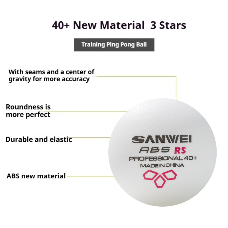 SANWEI RS40 + pelotas de tenis - Table Tennis Video Game reseña y precio