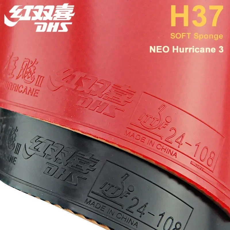 DHS-Hurricane 3 H37 Goma para  - Table Tennis Backhand reseña y precio