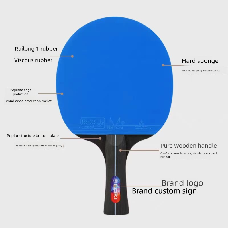 Juego de 2 raquetas de tenis d - Table Tennis Hub reseña y precio