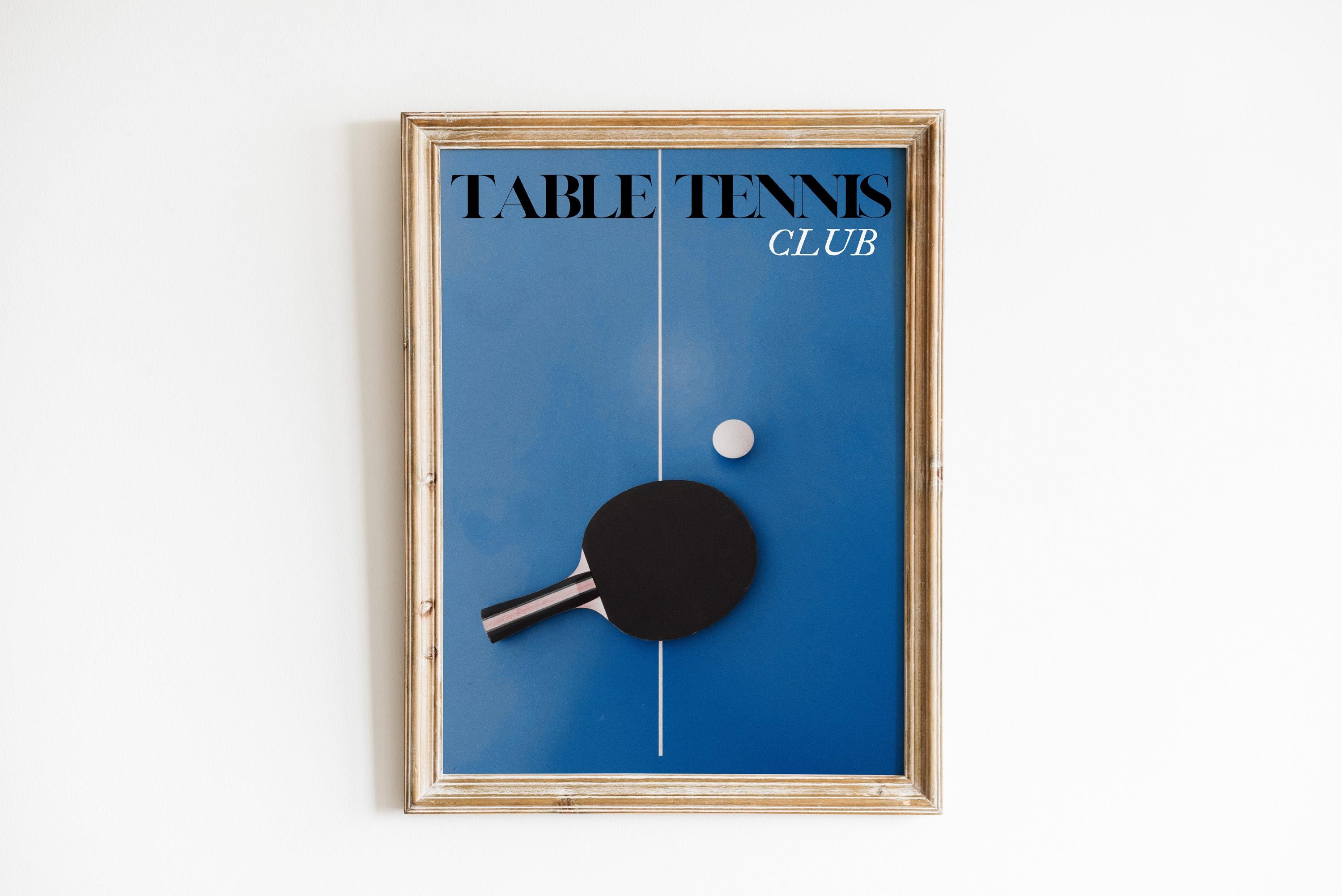 Póster Retro de billar, balonc - Table Tennis Live reseña y precio