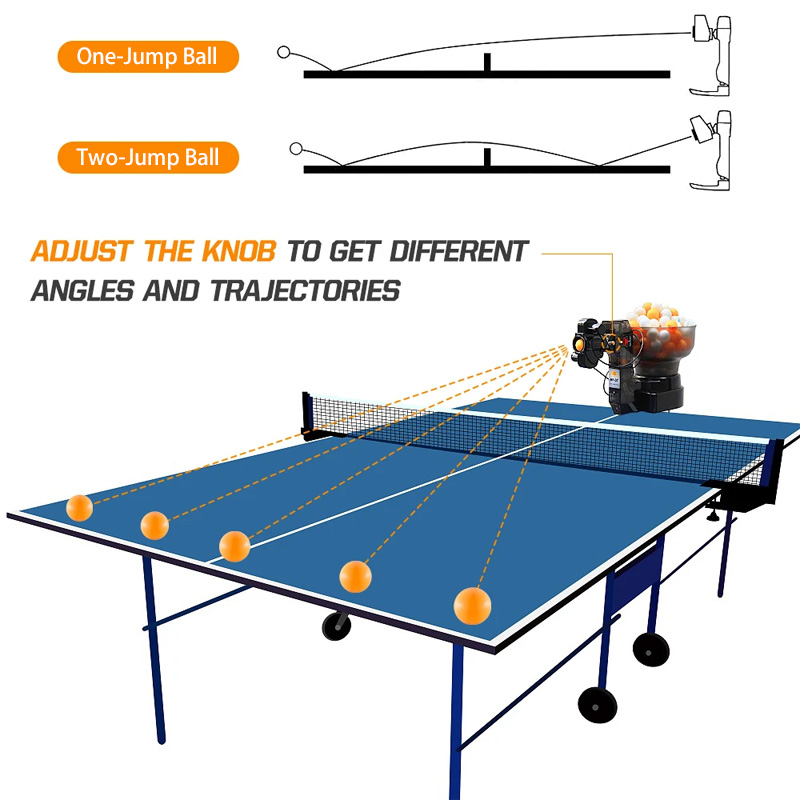 HUIPANG HP-07 máquina para ser - Table Tennis Gun reseña y precio