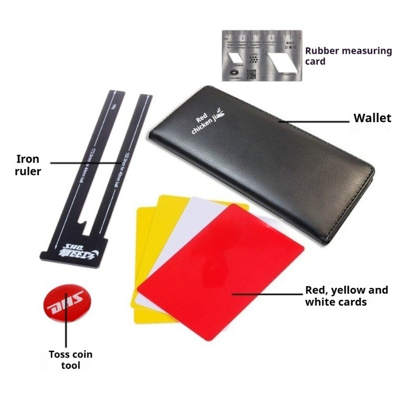 Bolsa de árbitro de competició - Table Tennis Yellow Card reseña y precio