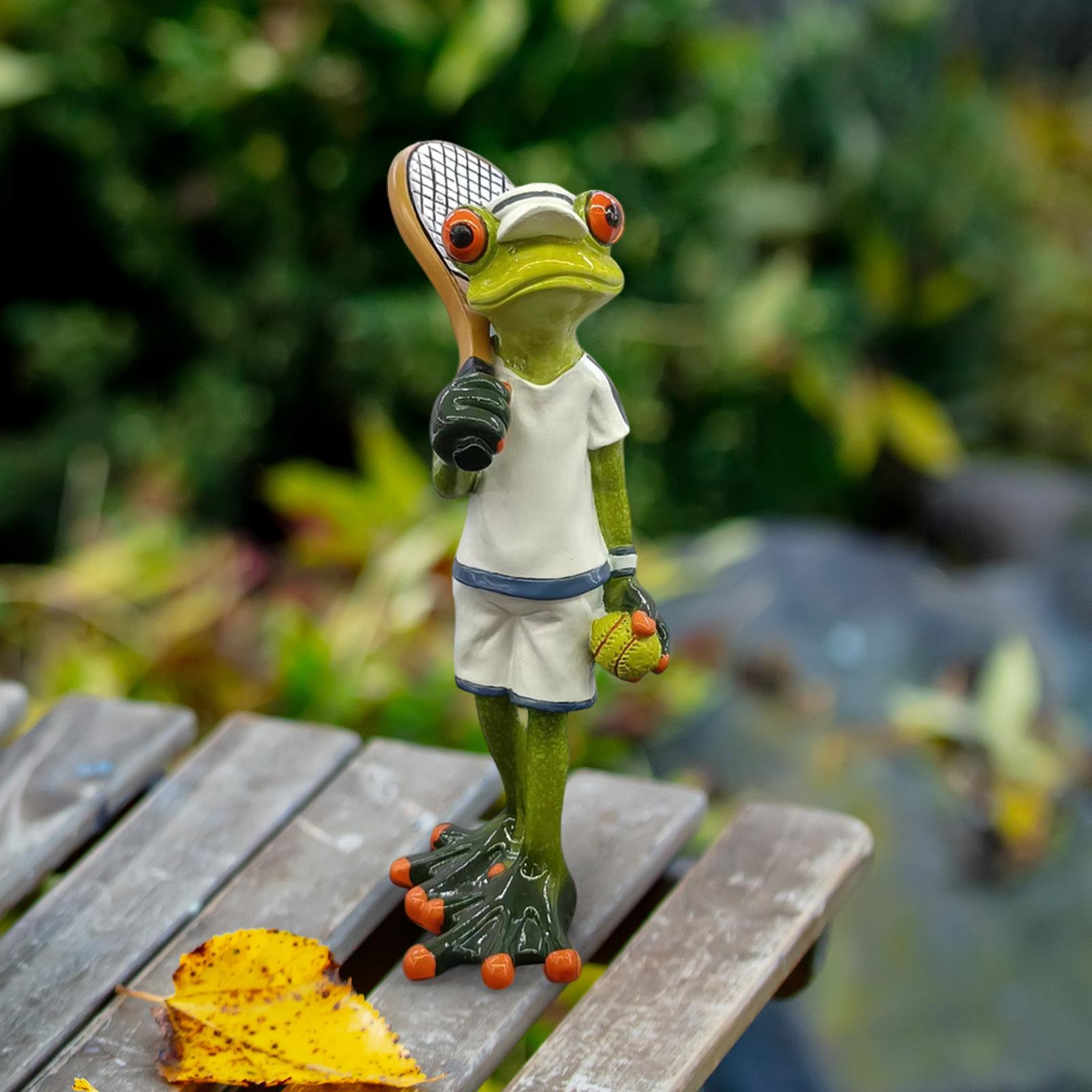 Estatua de rana tenista, figur - Table Tennis Animation reseña y precio