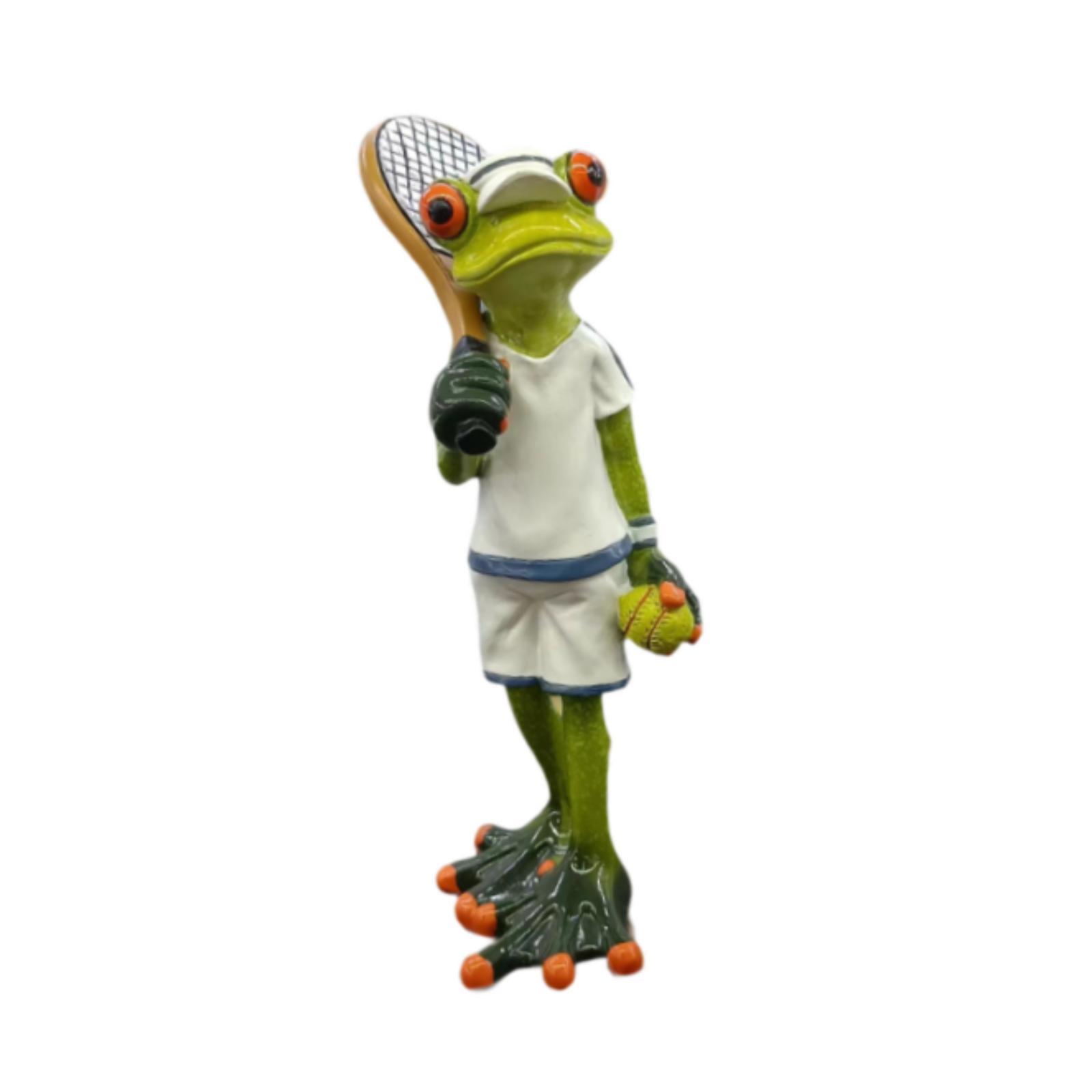 Estatua de rana tenista, figur - Table Tennis Animation reseña y precio