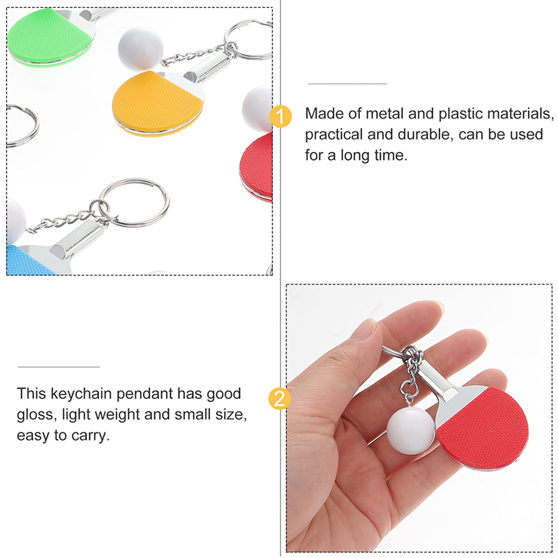 30 Uds Mini llavero de raqueta - Table Tennis Backhand reseña y precio