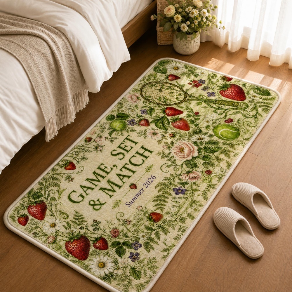 Alfombra de Franela Floral Est - Table Tennis Live reseña y precio