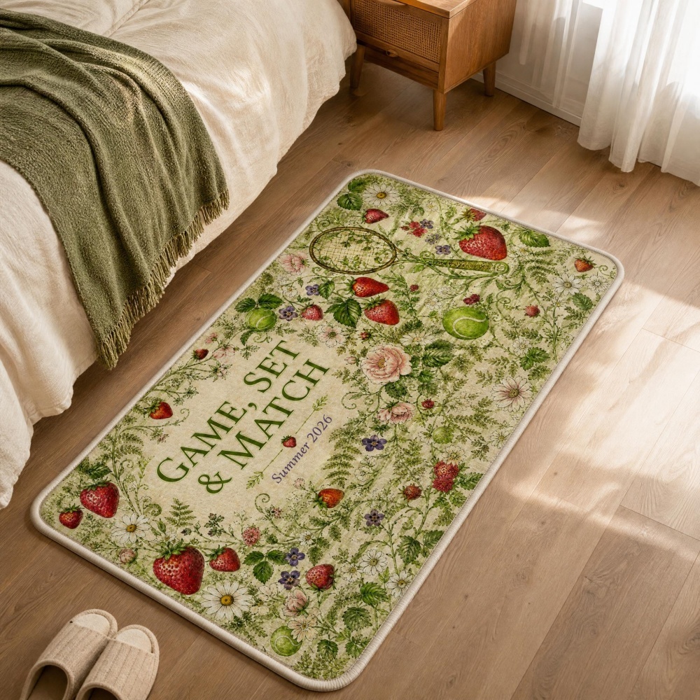 Alfombra de Franela Floral Est - Table Tennis Live reseña y precio