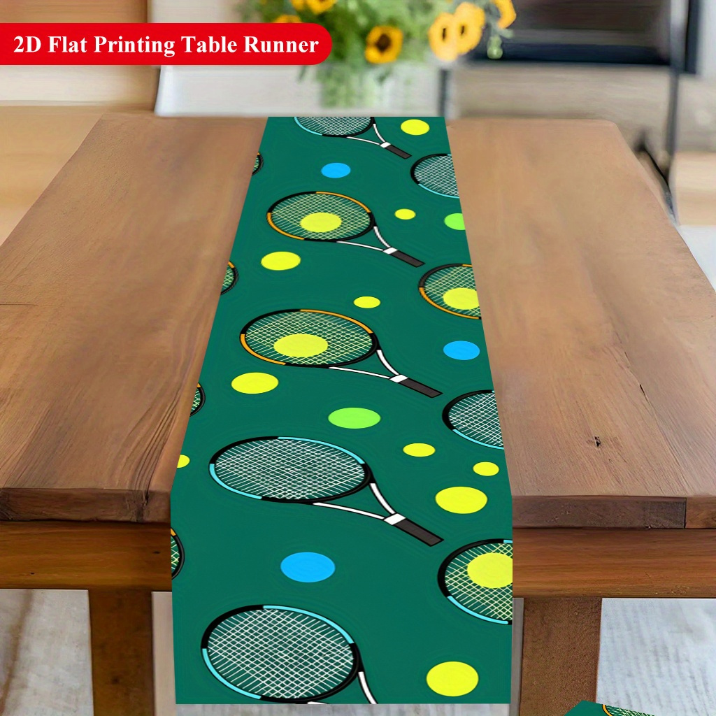 Camino de mesa con diseño de p - Table Tennis Live reseña y precio